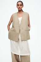 Veste de costume à fentes latérales