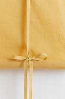 Linen-blend Roll-up Curtain