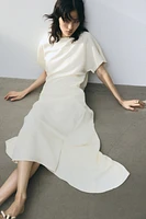Butterfly-Sleeved Dress