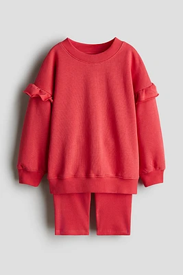 2-piece Sweatshirt and Shorts Set