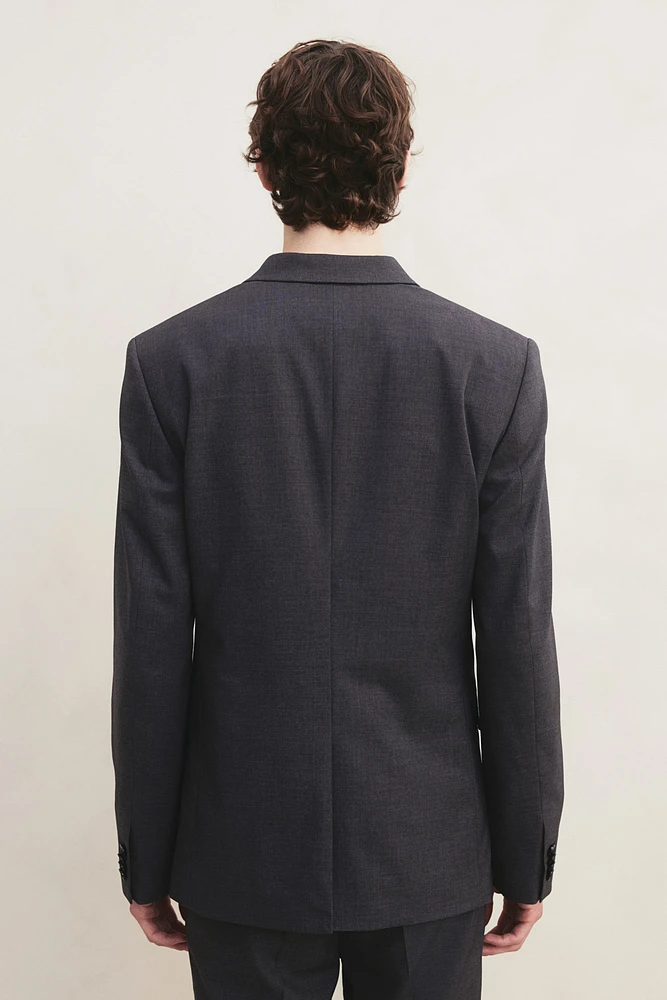 Slim Fit Single-Breasted Jacket