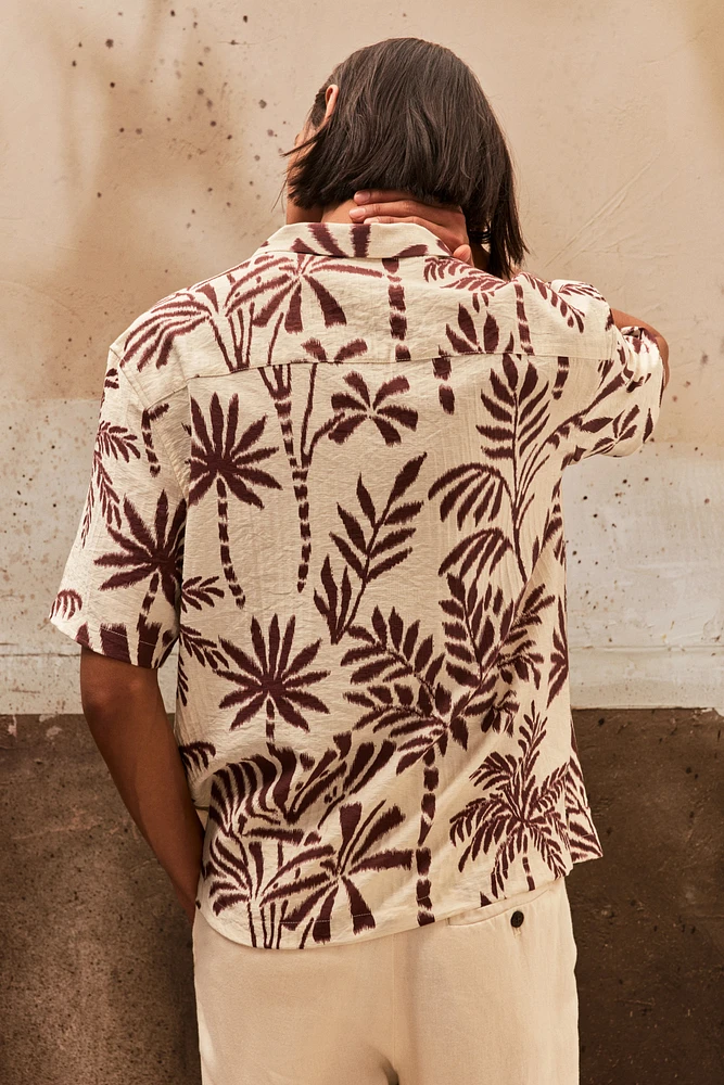 Chemise classique avec col cubain