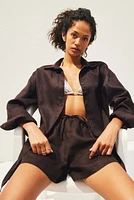 Chemise de plage en lin