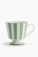 Footed Porcelain Mug