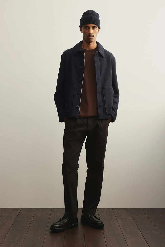 Regular Fit Wool-Blend Jacket