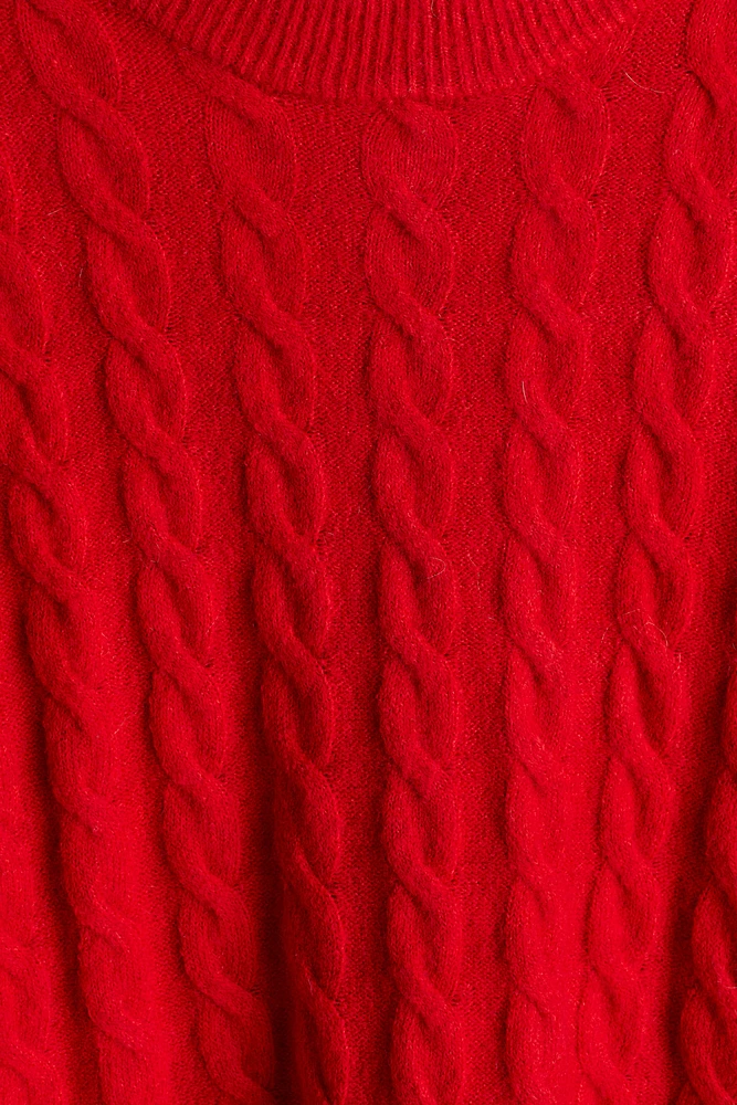 Chandail en tricot torsadé