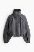 Nylon Jacket with Shoulder Pads