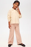 Wide-Leg Corduroy Pants