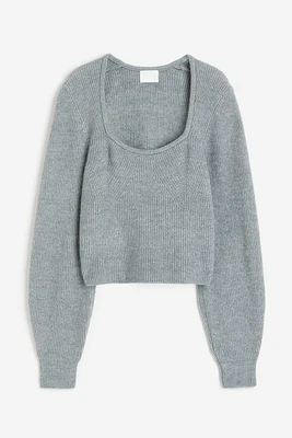 Rib-knit Sweater