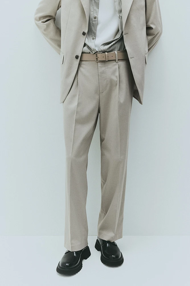 Loose Fit Suit Pants