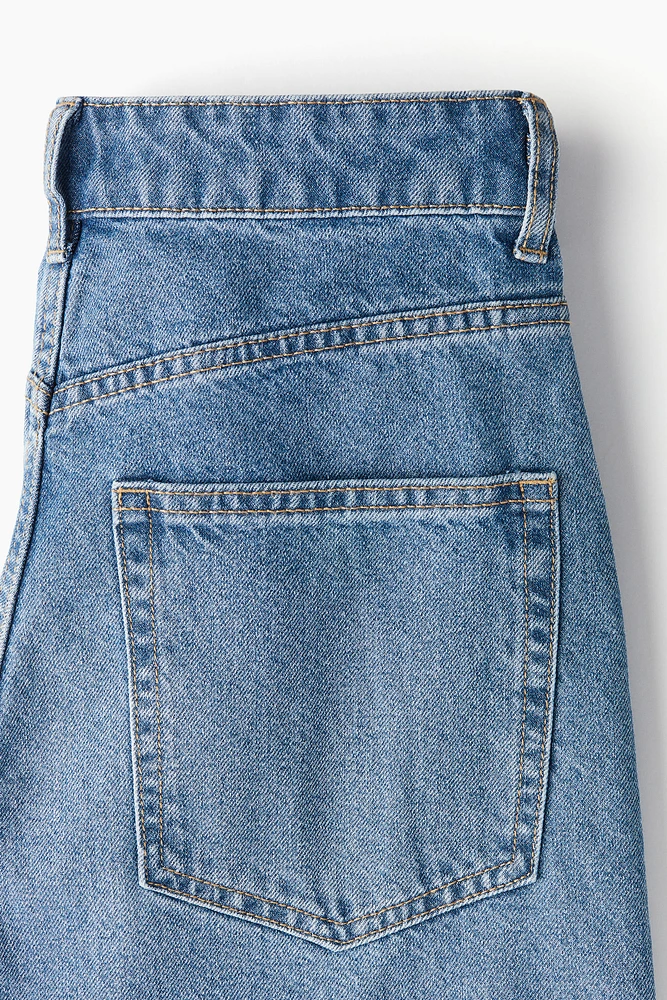 Chain-Detail Tapered Jeans