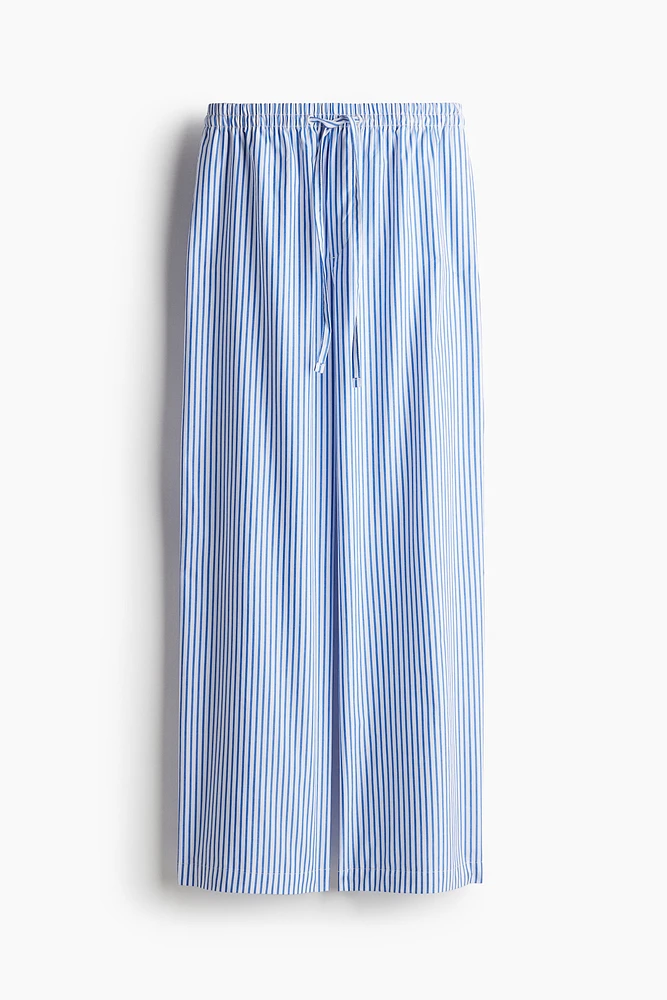 Pantalon en coton avec cordon de serrage
