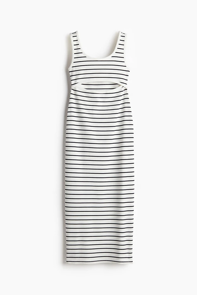 Robe maxi découpée