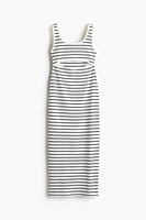 Robe maxi découpée
