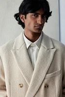 Double-Breasted Wool-Blend Coat