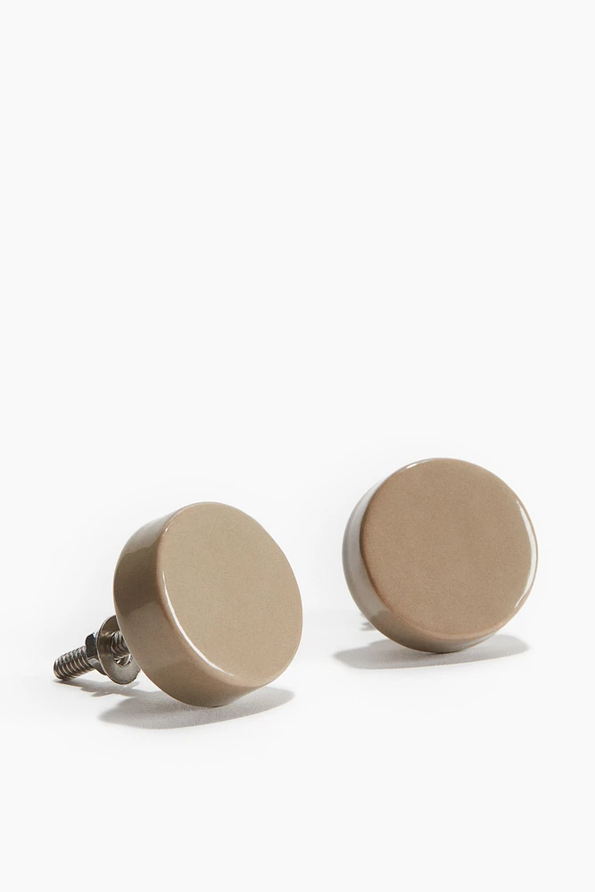 2-pack Stoneware Knobs