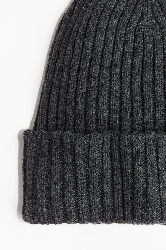 Rib-Knit Beanie