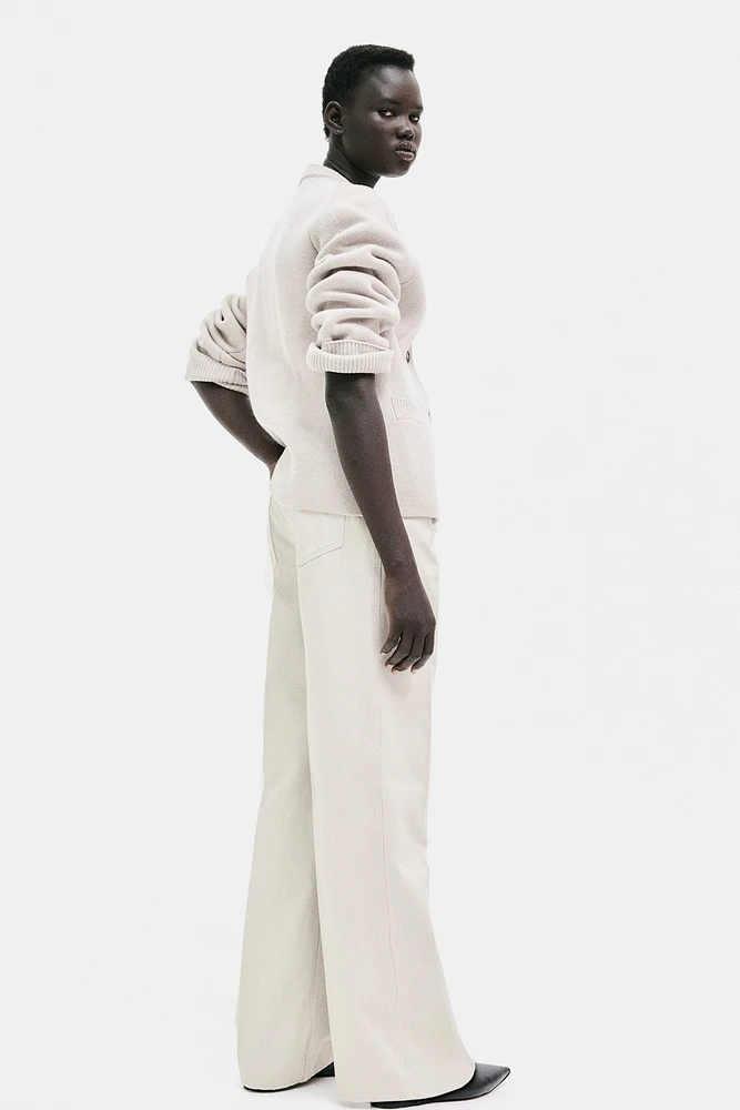 Straight Twill Pants