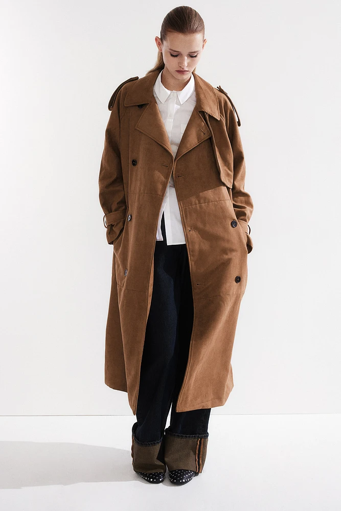 Napped Trench Coat