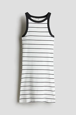Robe en coton côtelé