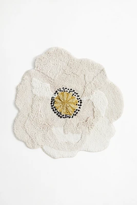 Tufted Flower-Shaped Bath Mat