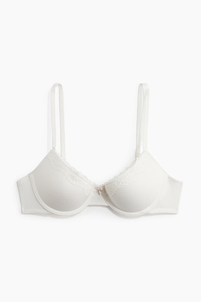 Cotton Demi Push-Up Bra