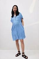 MAMA Tie-belt Shirt Dress