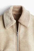 Regular Fit Teddy-Lined Jacket