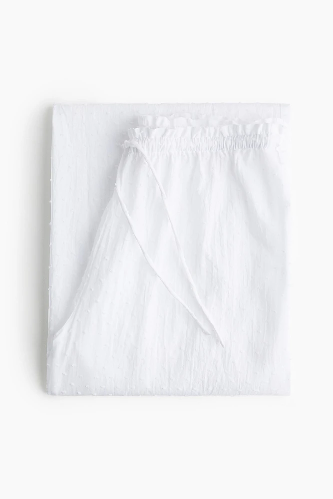 Pantalon de pyjama en plumetis