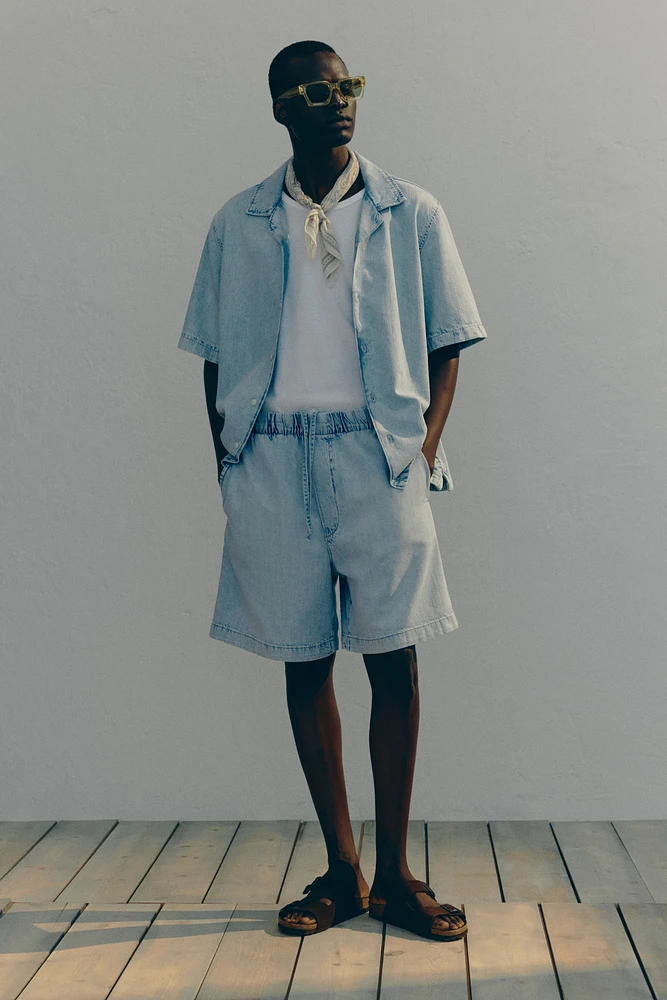 Baggy Denim Shorts