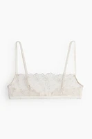 Non-padded Embroidered Soft-cup Bra