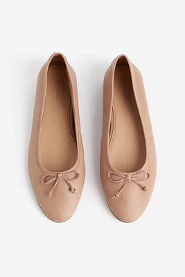 Ballerines en cuir