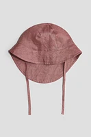 Linen Sun Hat