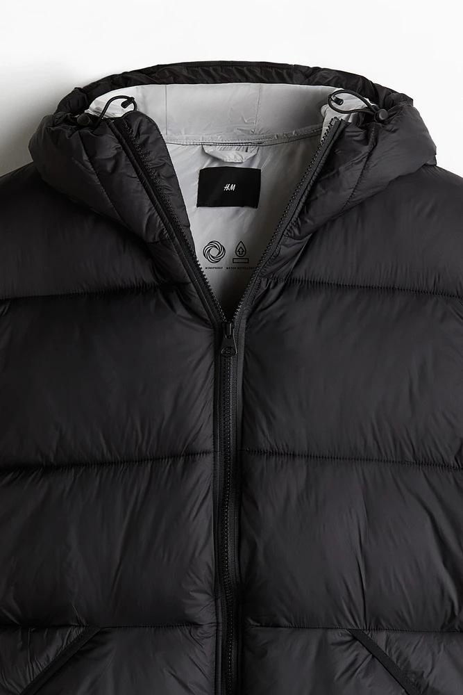 Loose Fit Water-Repellent Puffer Jacket