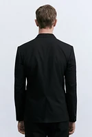 Slim Fit Single-Breasted Jacket