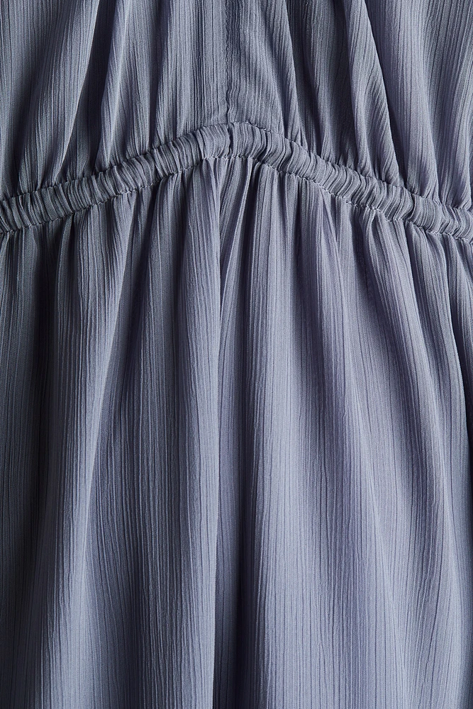 MAMA Balloon-Sleeved Maxi Dress