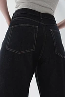 Curvy Fit Barrel High Jeans