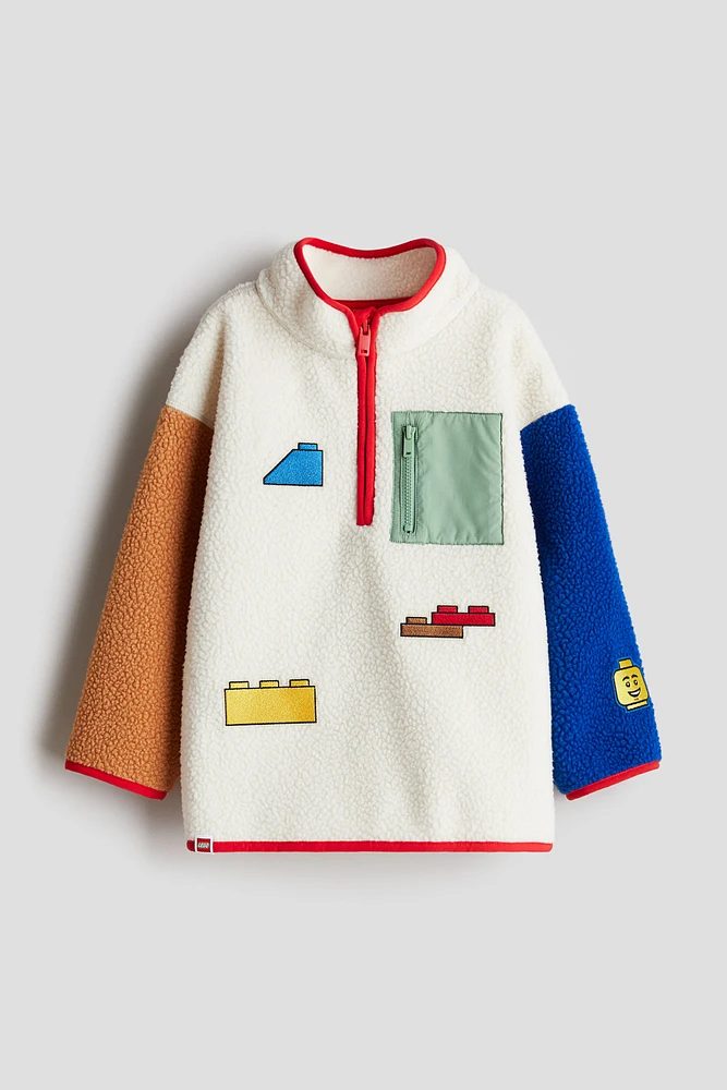 Half-Zip Teddy Fleece Shirt