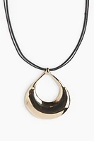 Cord Necklace with Pendant