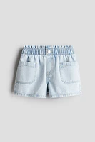 Loose Fit Denim Shorts
