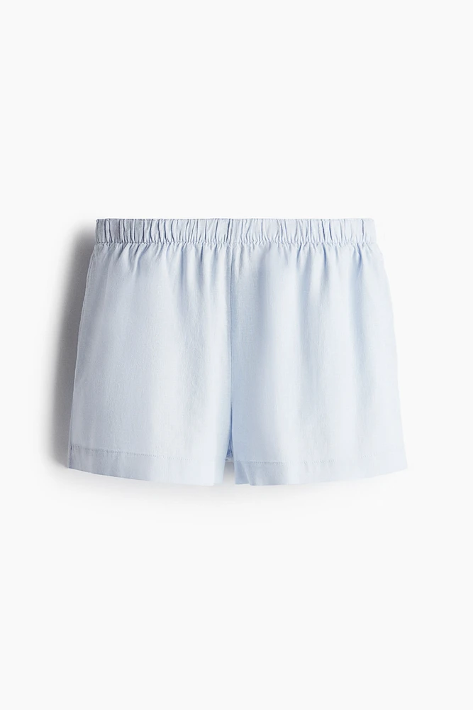 Short en lin mélangé