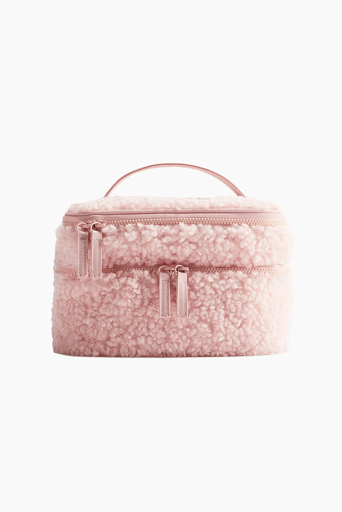 Two-tier Fleece Toiletry Bag