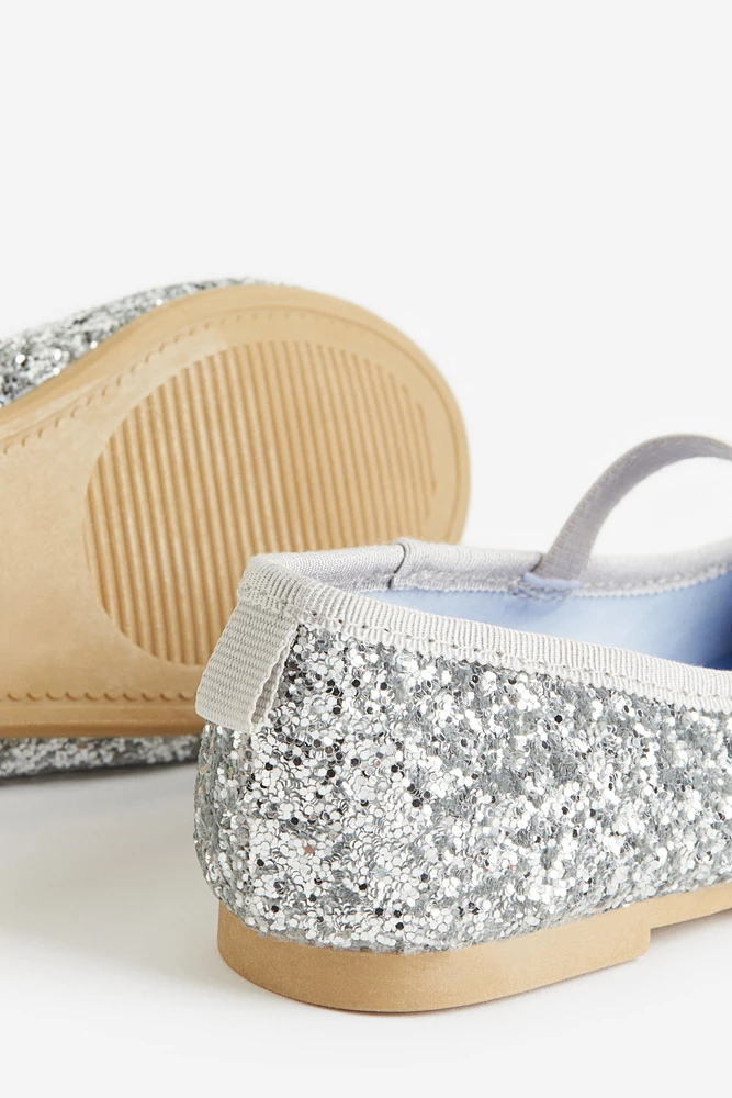 Glittery Ballet Flats