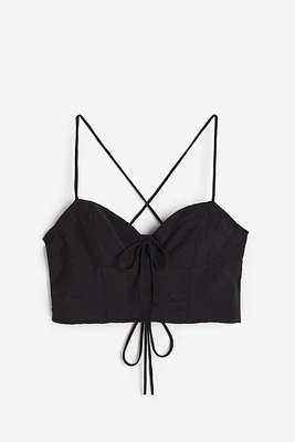 Bustier-style Crop Top