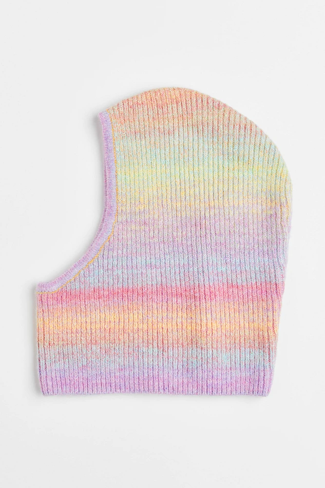 Rib-knit Balaclava