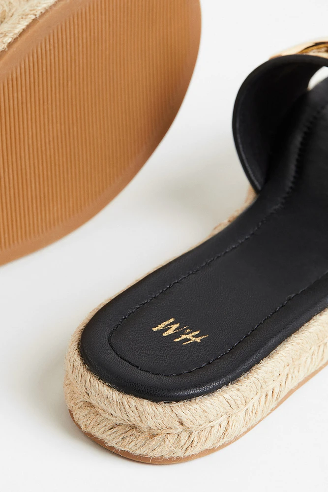 Espadrille Slides