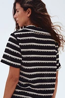 Knit Top with Collar