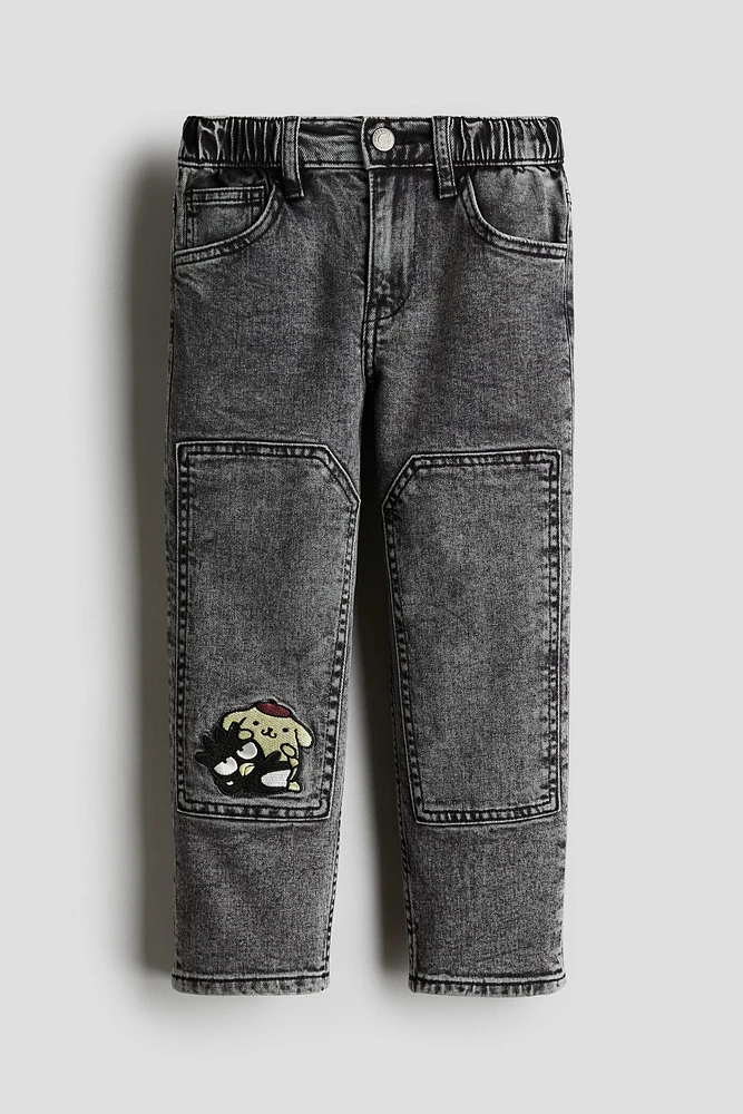 Appliquéd Jeans