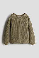 Chandail en maille chenille