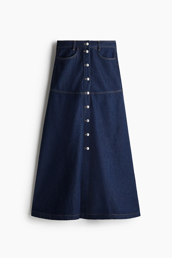 A-Line Denim Skirt